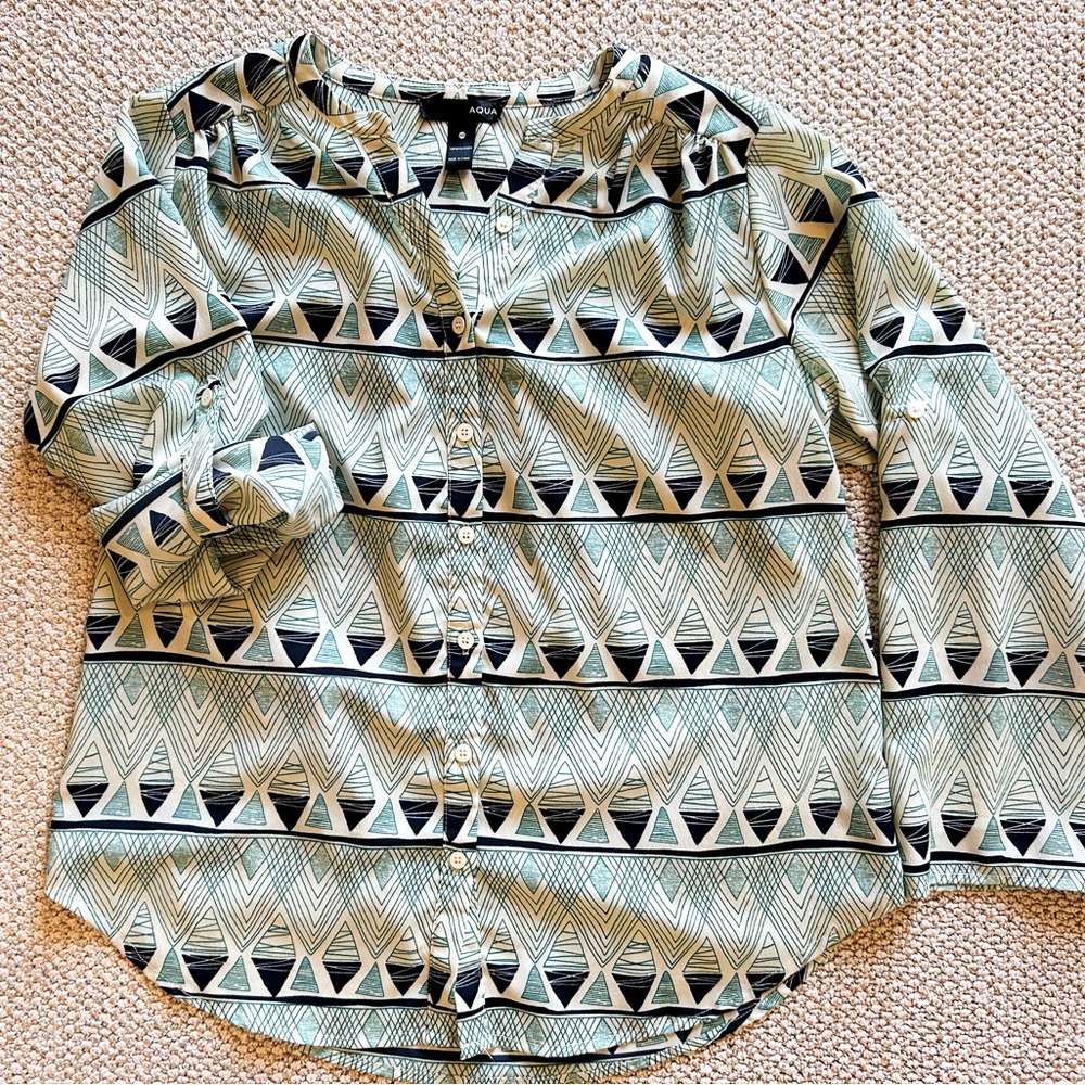 Aqua Blouse